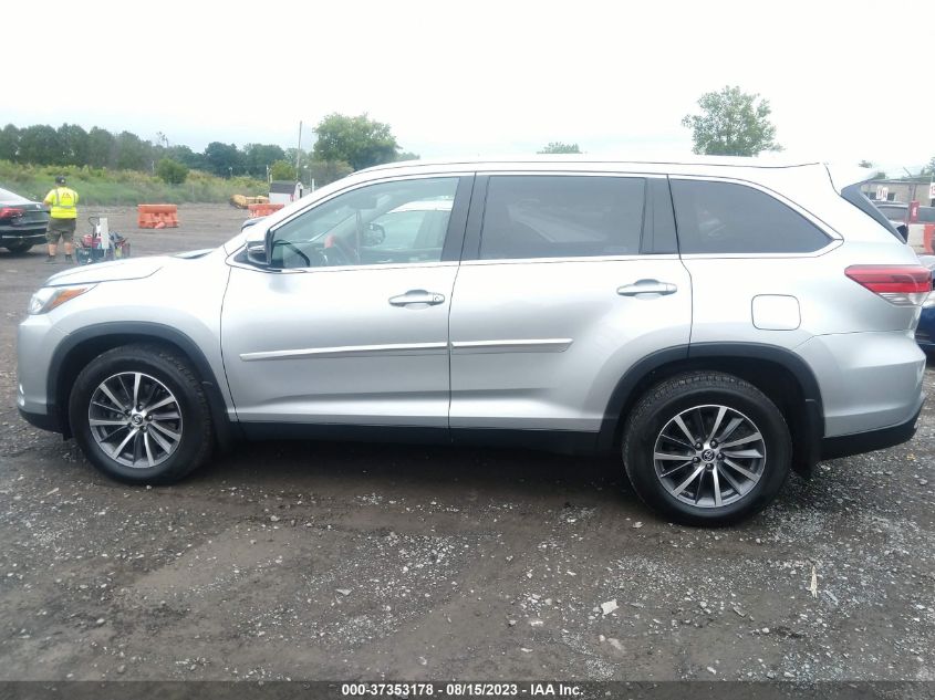 2019 TOYOTA HIGHLANDER SE/XLE - 5TDJZRFH4KS702639