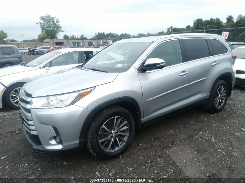 2019 TOYOTA HIGHLANDER SE/XLE - 5TDJZRFH4KS702639