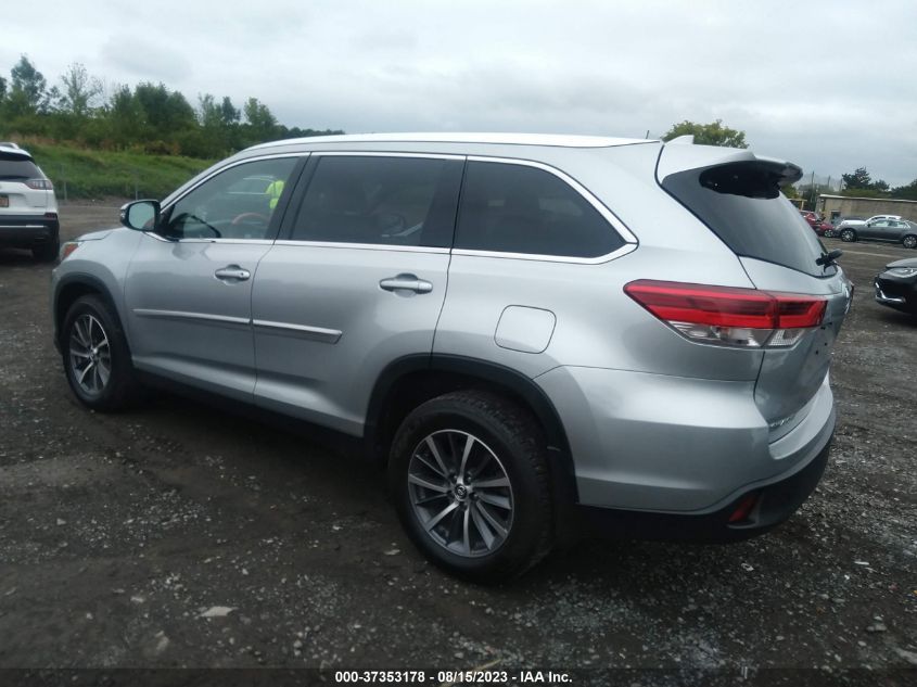 2019 TOYOTA HIGHLANDER SE/XLE - 5TDJZRFH4KS702639