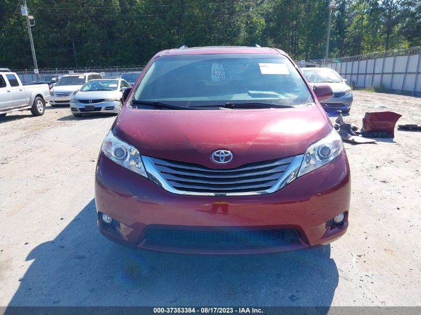 2015 TOYOTA SIENNA XLE/XLE AAS/LTD - 5TDYK3DC6FS634826