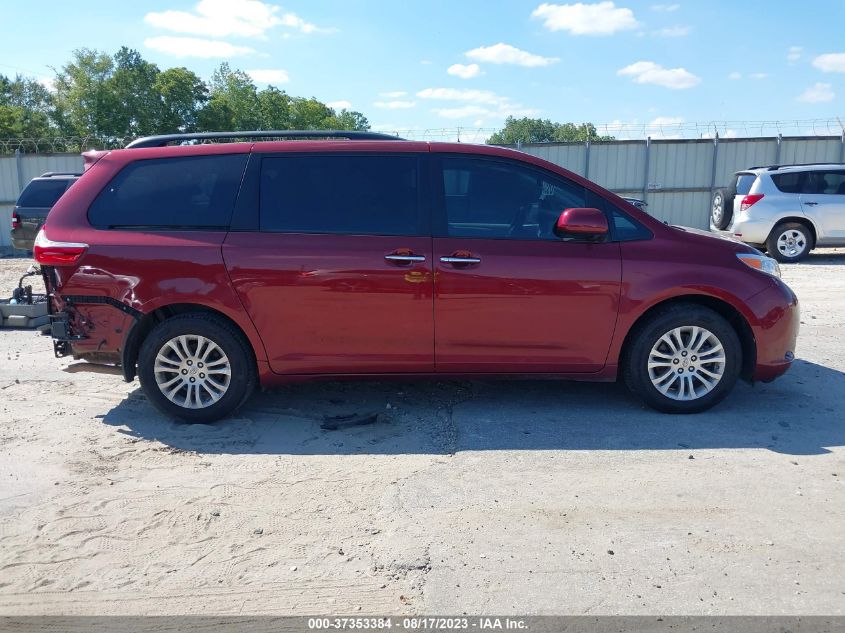 2015 TOYOTA SIENNA XLE/XLE AAS/LTD - 5TDYK3DC6FS634826