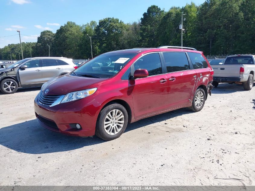 2015 TOYOTA SIENNA XLE/XLE AAS/LTD - 5TDYK3DC6FS634826