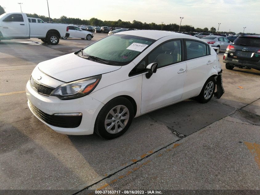 2016 KIA RIO LX - KNADM4A33G6651357