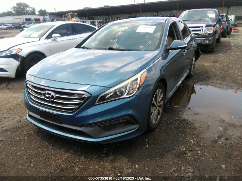 2015 HYUNDAI SONATA 2.4L SPORT - 5NPE34AFXFH112890