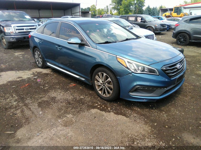 2015 HYUNDAI SONATA 2.4L SPORT - 5NPE34AFXFH112890