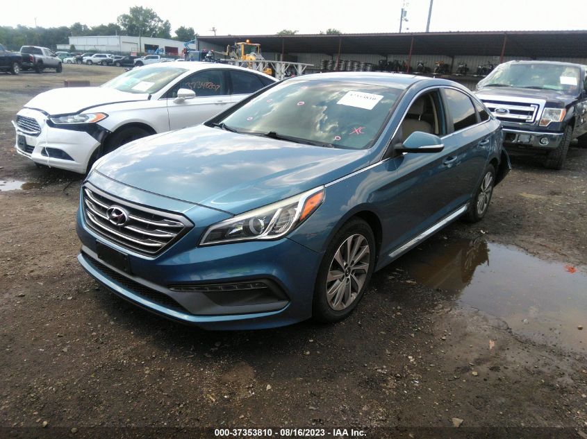 2015 HYUNDAI SONATA 2.4L SPORT - 5NPE34AFXFH112890