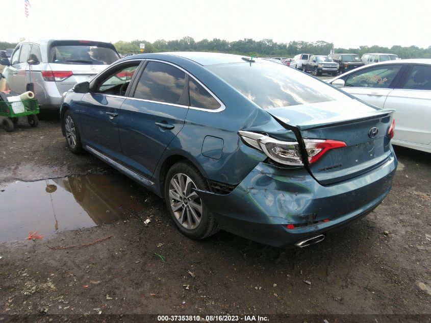 2015 HYUNDAI SONATA 2.4L SPORT - 5NPE34AFXFH112890