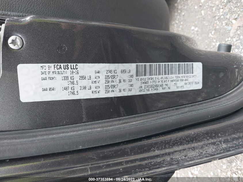 2017 DODGE GRAND CARAVAN SE PLUS - 2C4RDGBG2HR601409