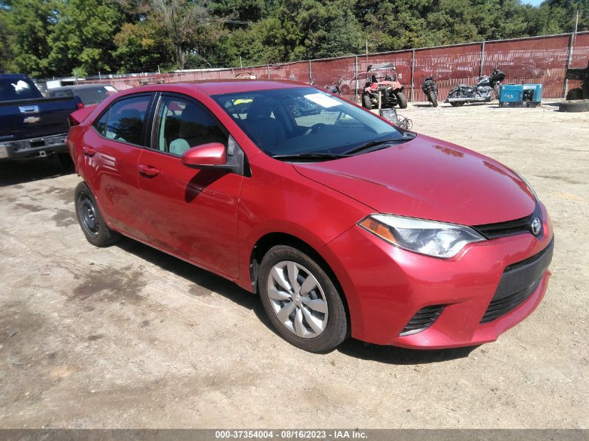 2014 TOYOTA COROLLA L/LE/S/S PLUS/LE PLUS - 2T1BURHE2EC069125