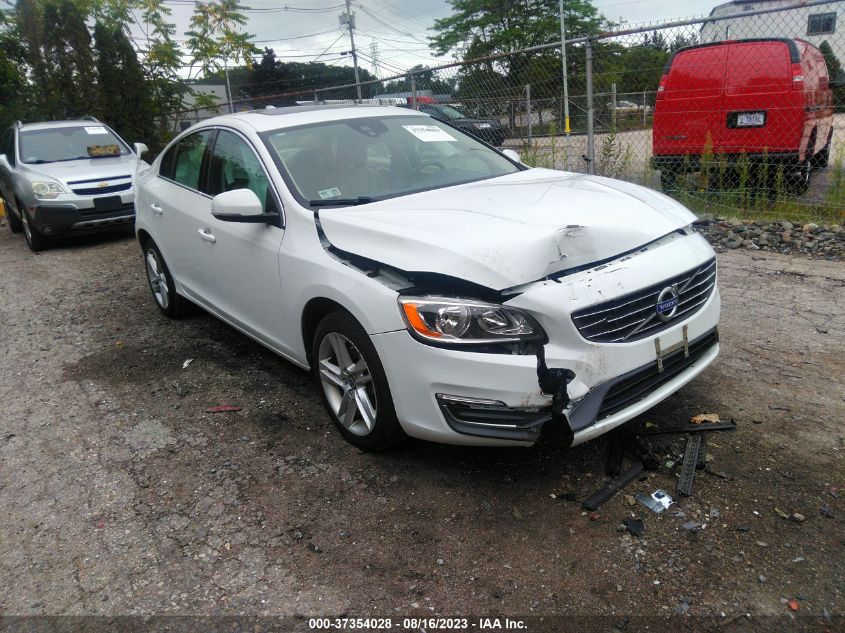 2014 VOLVO S60 T5 - YV1612FS7E2273020