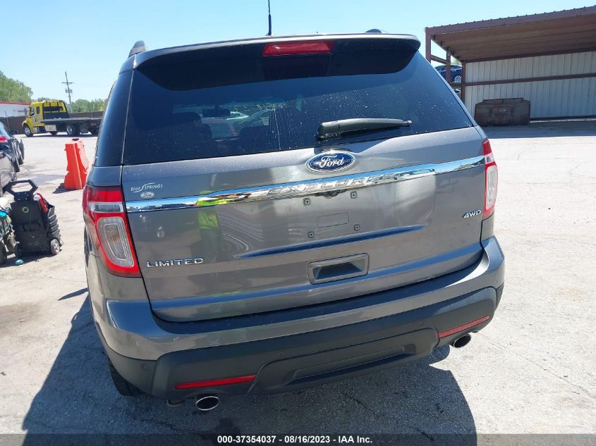 2013 FORD EXPLORER LIMITED - 1FM5K8F85DGC72662