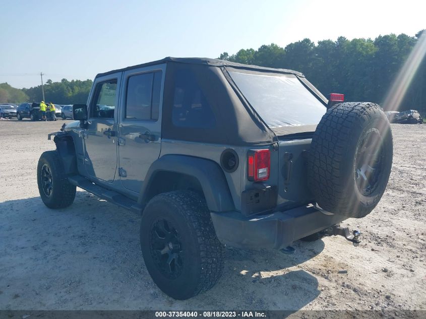 2014 JEEP WRANGLER UNLIMITED SPORT - 1C4BJWDG0EL227937