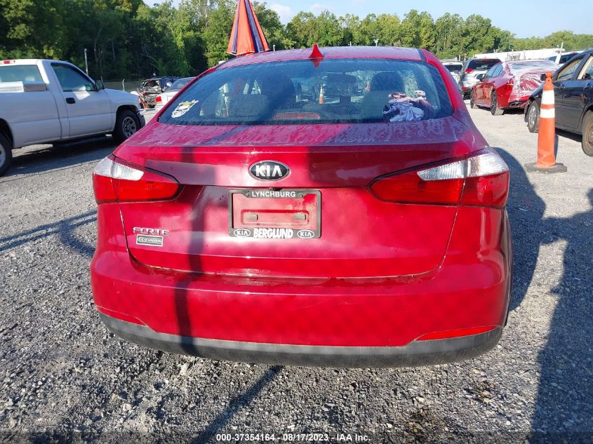 2016 KIA FORTE LX - KNAFX4A67G5480256