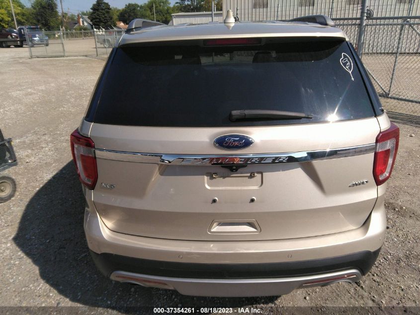 2017 FORD EXPLORER XLT - 1FM5K8D84HGA74406