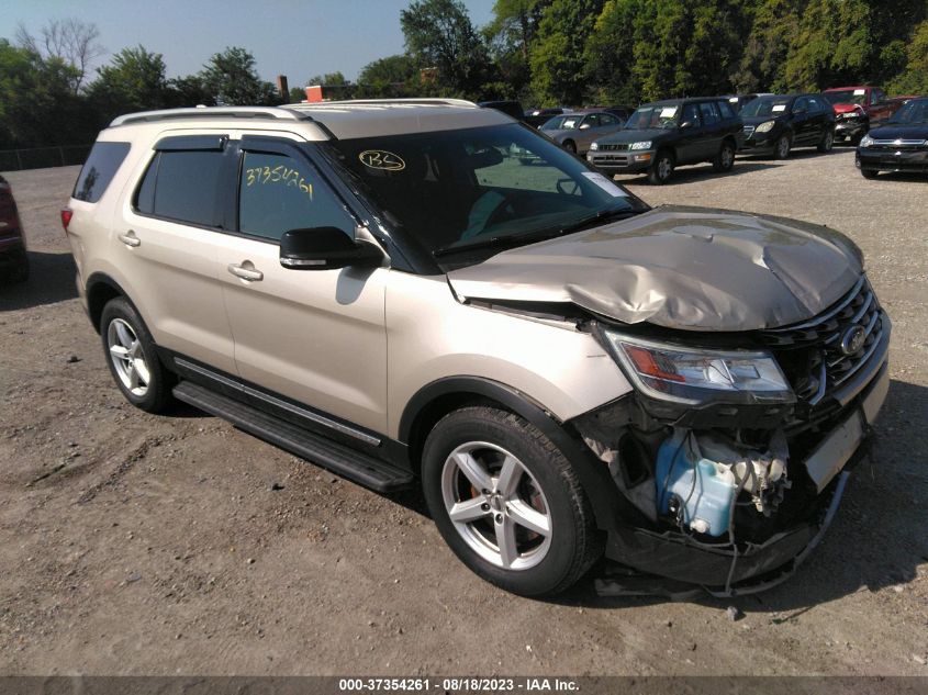 2017 FORD EXPLORER XLT - 1FM5K8D84HGA74406