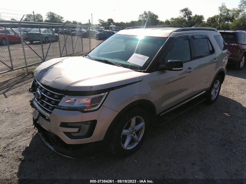 2017 FORD EXPLORER XLT - 1FM5K8D84HGA74406