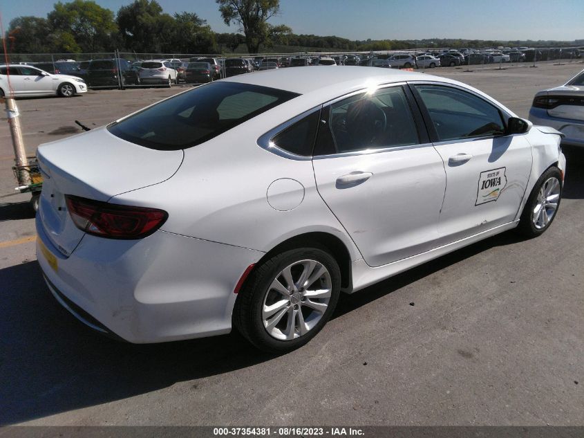 2015 CHRYSLER 200 LIMITED - 1C3CCCAB2FN697306