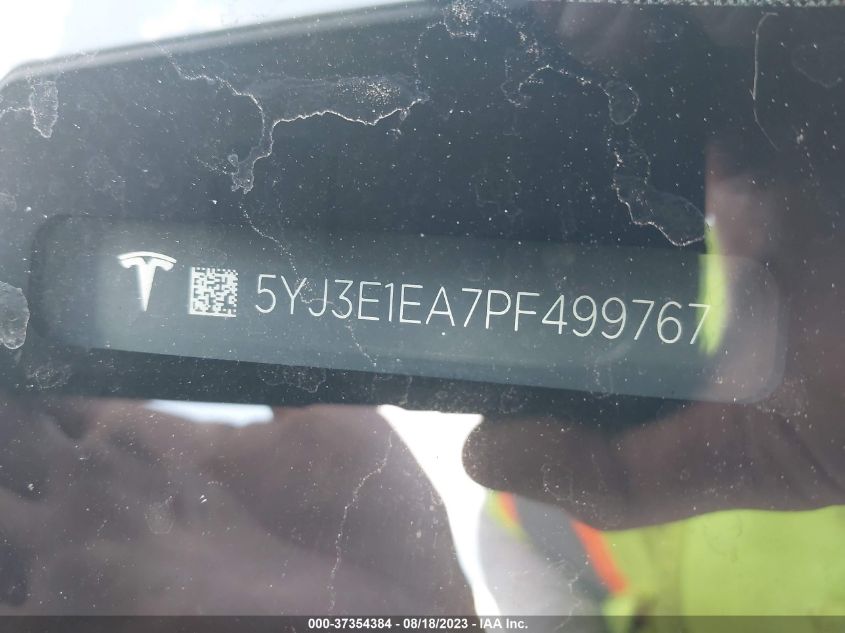 2023 TESLA MODEL 3 - 5YJ3E1EA7PF499767