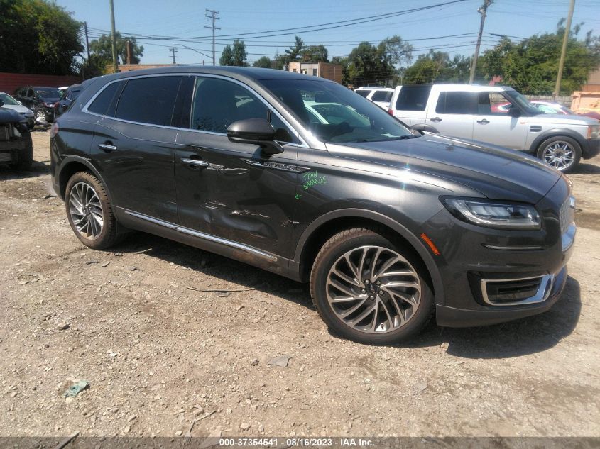 2019 LINCOLN NAUTILUS RESERVE - 2LMPJ8L9XKBL62116