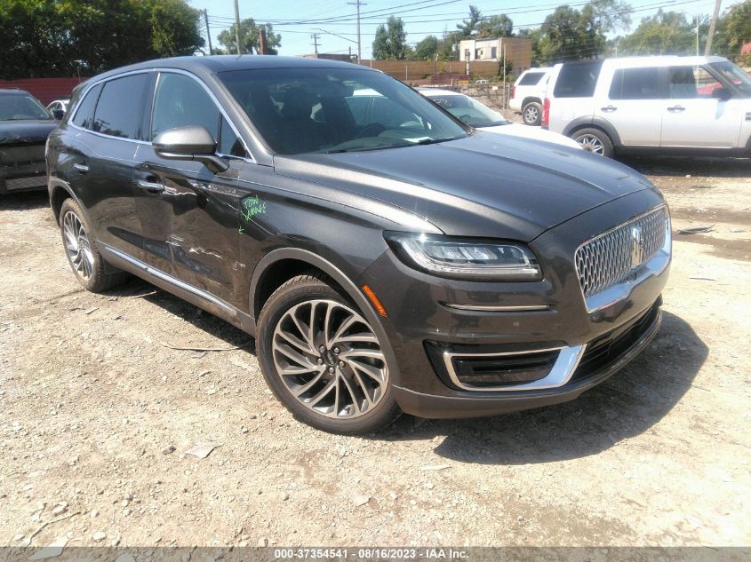 2019 LINCOLN NAUTILUS RESERVE - 2LMPJ8L9XKBL62116