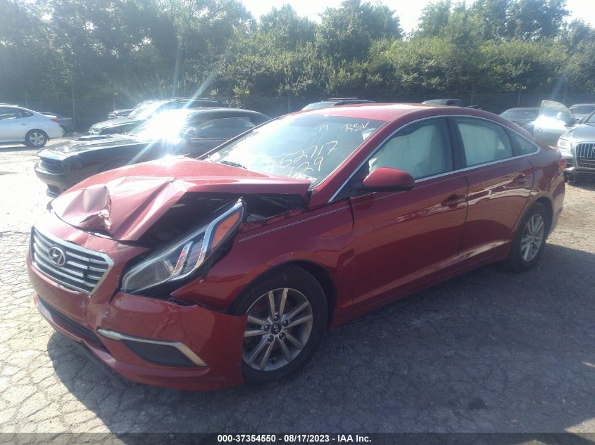 2017 HYUNDAI SONATA SE - 5NPE24AF0HH452717