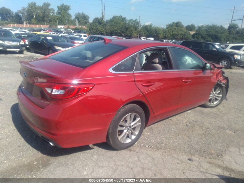 2017 HYUNDAI SONATA SE - 5NPE24AF0HH452717