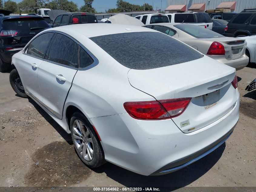 2015 CHRYSLER 200 LIMITED - 1C3CCCAB6FN743526