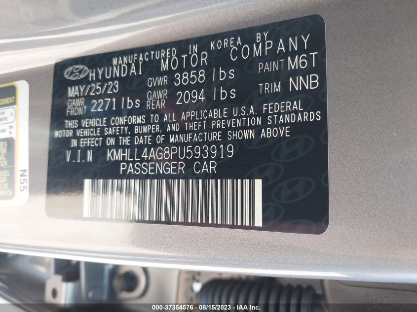 2023 HYUNDAI ELANTRA SE - KMHLL4AG8PU593919