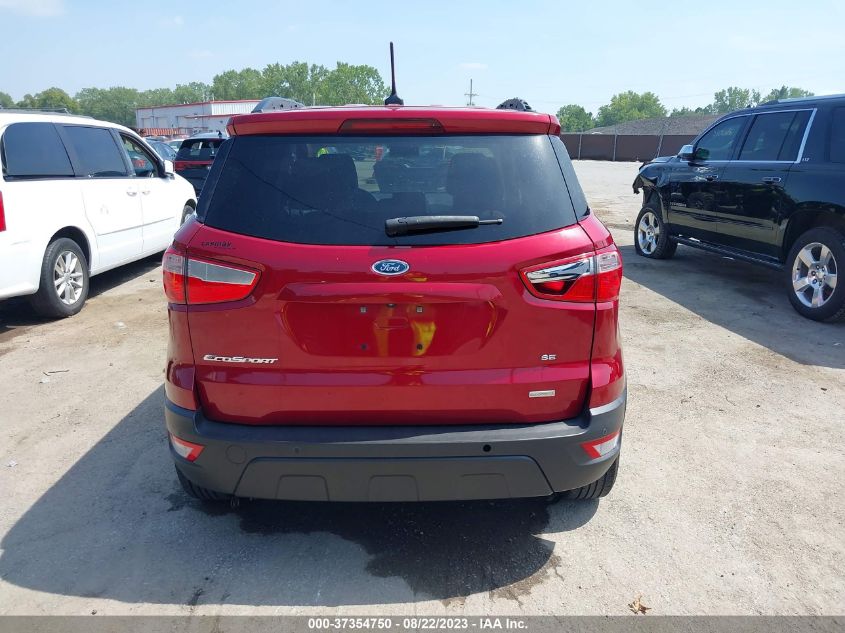 2018 FORD ECOSPORT SE - MAJ3P1TE0JC166675