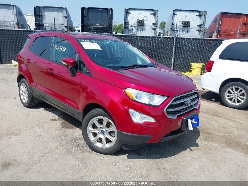 2018 FORD ECOSPORT SE - MAJ3P1TE0JC166675