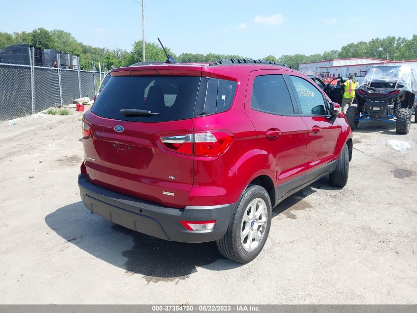 2018 FORD ECOSPORT SE - MAJ3P1TE0JC166675