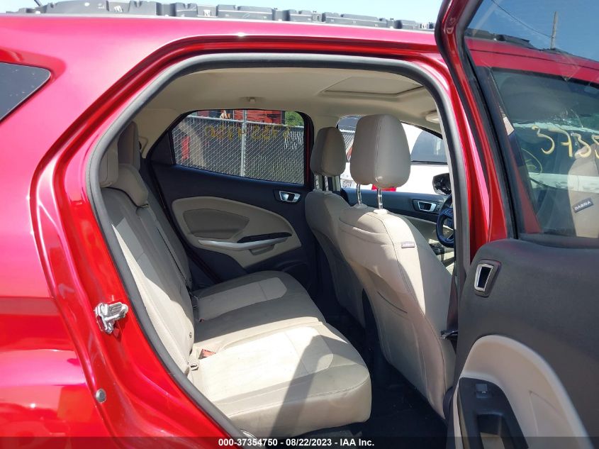 2018 FORD ECOSPORT SE - MAJ3P1TE0JC166675