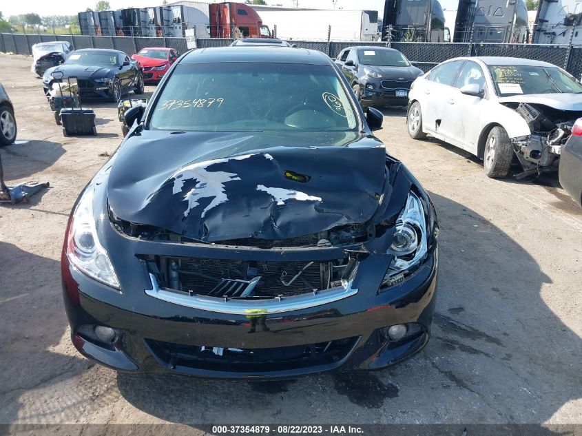 2013 INFINITI G37 SEDAN X JN1CV6AR9DM357306