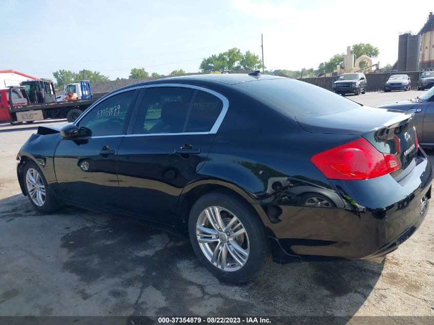 2013 INFINITI G37 SEDAN X JN1CV6AR9DM357306