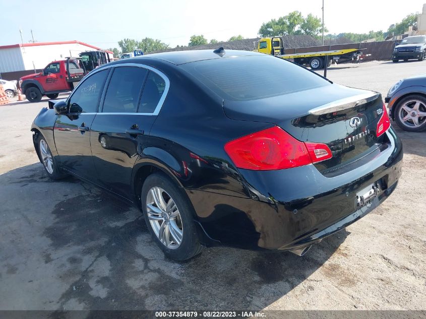 2013 INFINITI G37 SEDAN X JN1CV6AR9DM357306