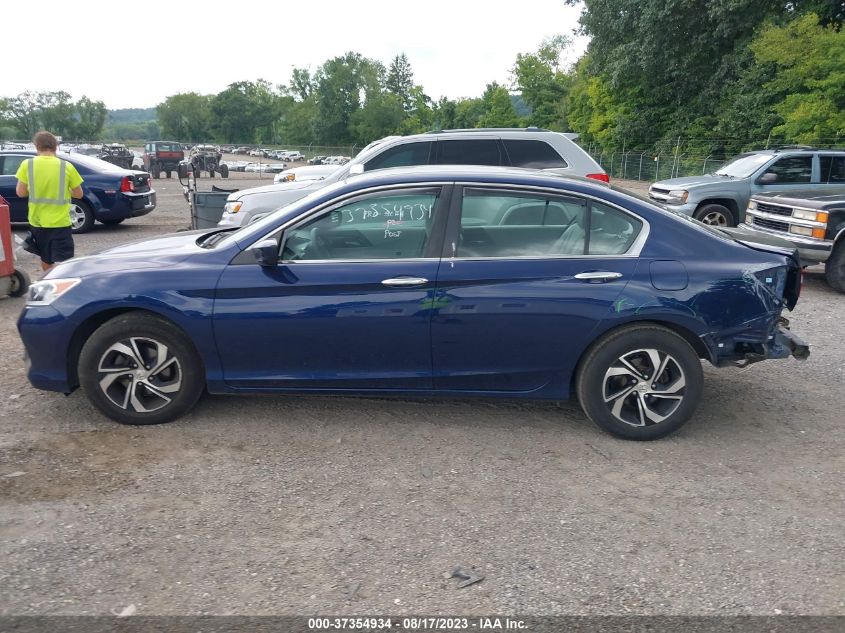 2017 HONDA ACCORD SEDAN LX - 1HGCR2F31HA209576