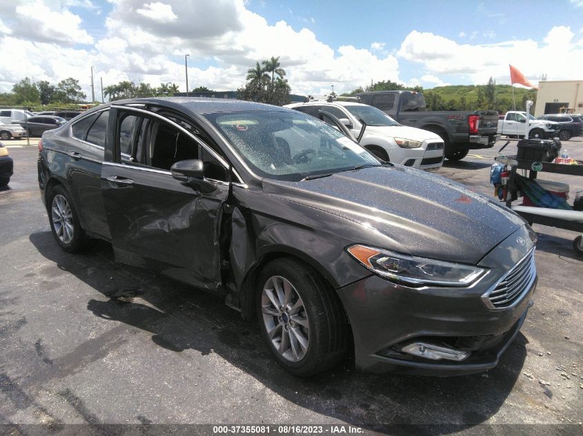 2017 FORD FUSION SE - 3FA6P0HD4HR204055