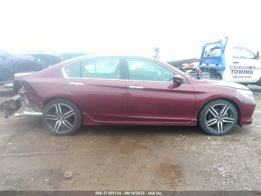 2017 HONDA ACCORD SEDAN SPORT SE - 1HGCR2F11HA267945