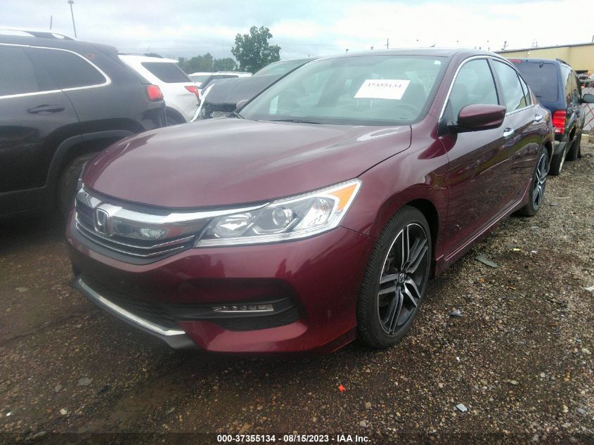2017 HONDA ACCORD SEDAN SPORT SE - 1HGCR2F11HA267945