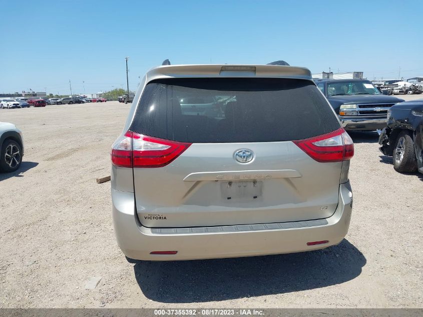 2015 TOYOTA SIENNA LE - 5TDKK3DC5FS629445