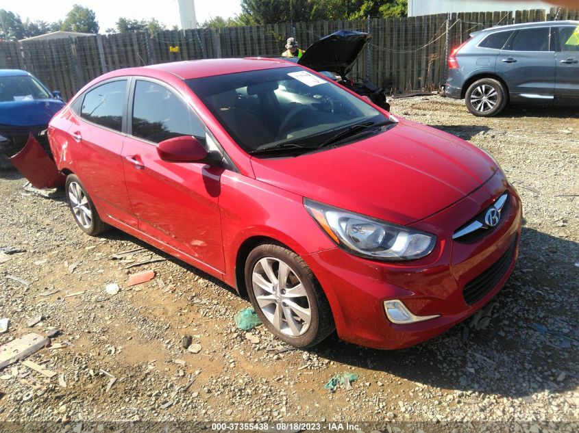 2013 HYUNDAI ACCENT GLS/SE - KMHCU4AEXDU305521
