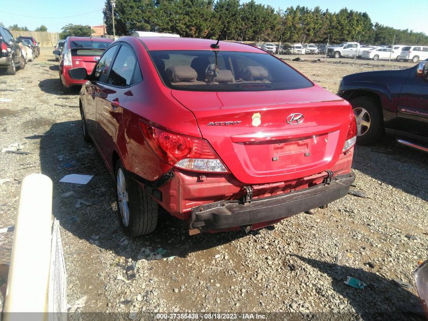 2013 HYUNDAI ACCENT GLS/SE - KMHCU4AEXDU305521