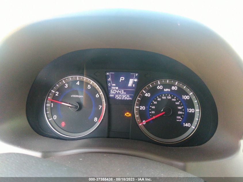 2013 HYUNDAI ACCENT GLS/SE - KMHCU4AEXDU305521