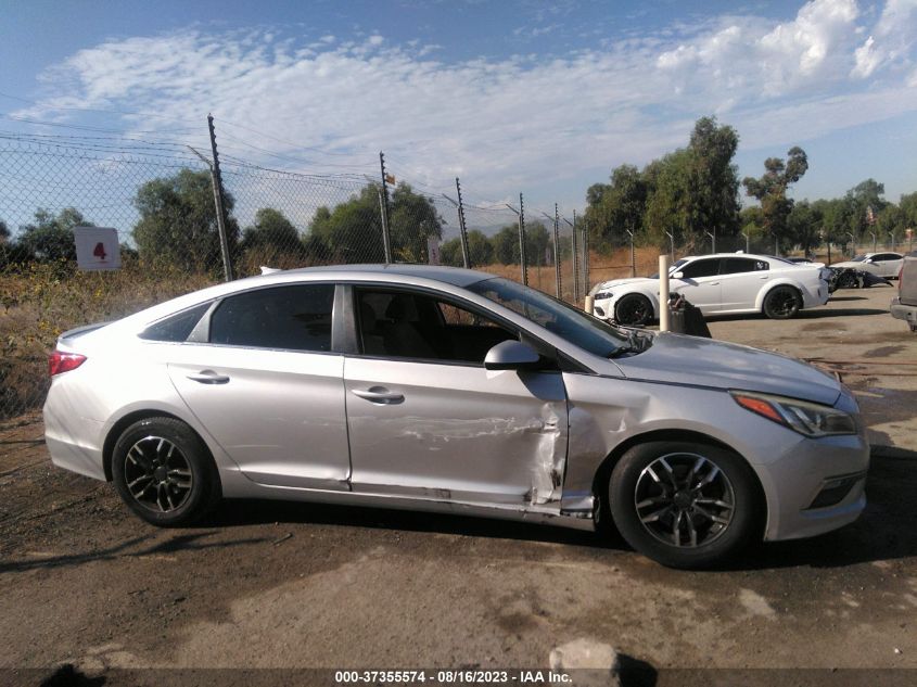 2015 HYUNDAI SONATA 2.4L SE - 5NPE24AF1FH034468