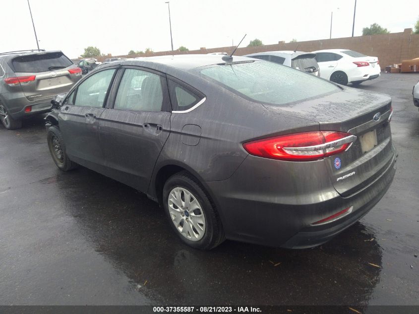 2019 FORD FUSION S - 3FA6P0G70KR277135