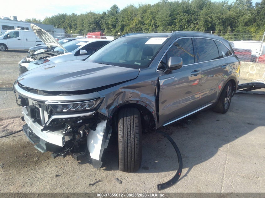 VIN KNDRHDLG4P5144437 2023 KIA SORENTO HYBRID EX