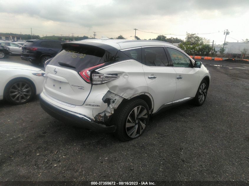2017 NISSAN MURANO S/SL/SV/PLATINUM - 5N1AZ2MH6HN105142