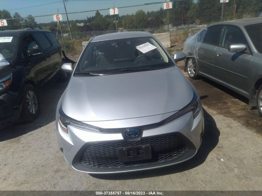 2020 TOYOTA COROLLA HYBRID LE - JTDEBRBE0LJ029655