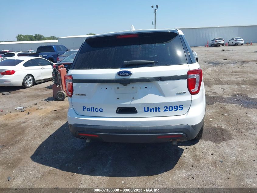 2016 FORD UTILITY POLICE INTERCEPTOR 1FM5K8AR0GGB07087