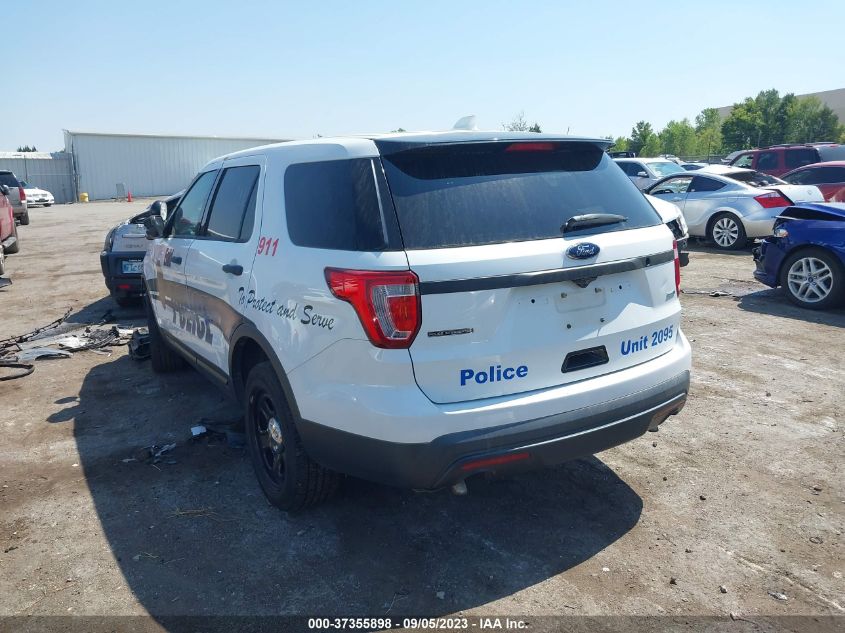 2016 FORD UTILITY POLICE INTERCEPTOR 1FM5K8AR0GGB07087
